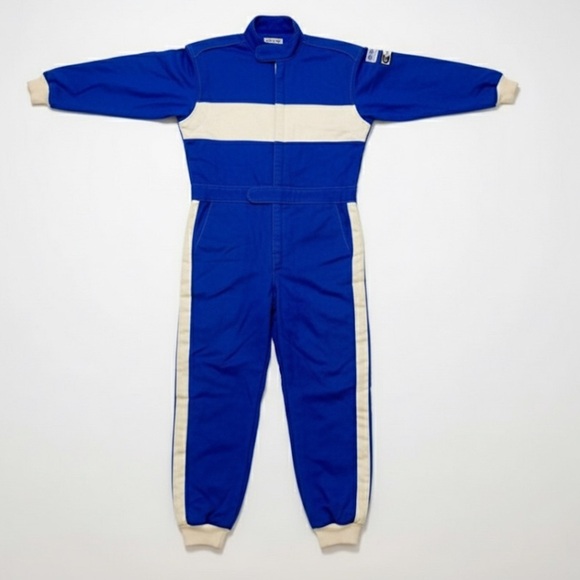 Race Quip Safety Systems Vtg Overall One Piece Racing Fire Jumpsuit Sz XL Unisex - Picture 10 of 10